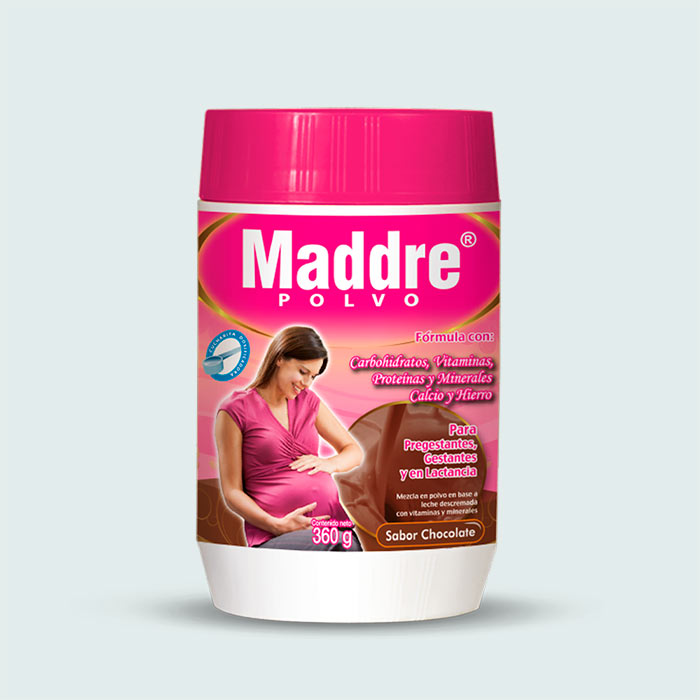 Maddre-polvo-sabor-Chocolate-Frasco-360-g