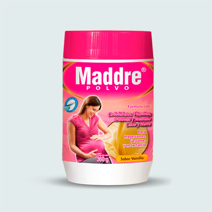 Maddre-polvo-sabor-Vainilla-Frasco-360-g