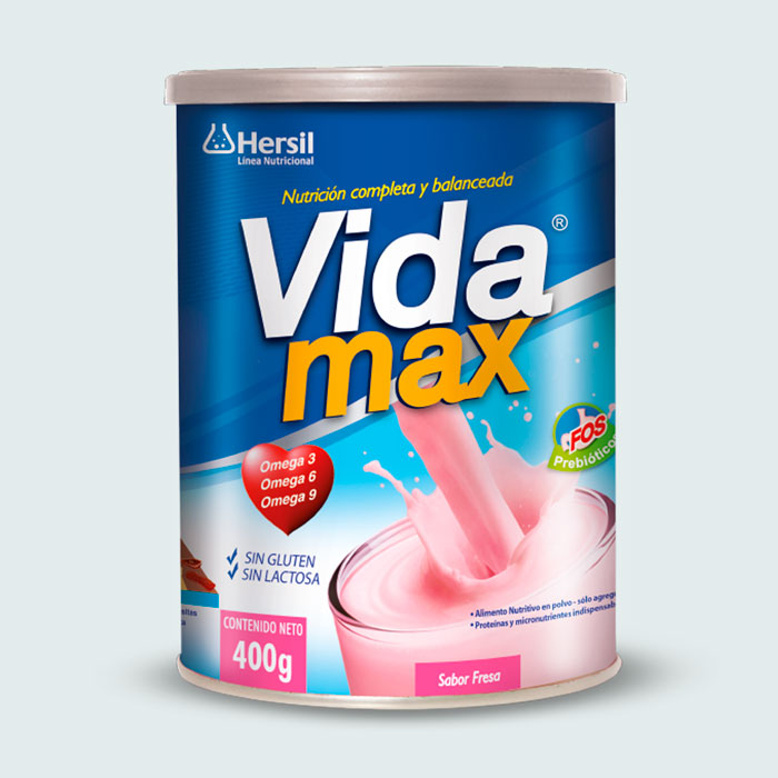 VidaMax-Polvo-sabor-Fresa-Lata-400-g