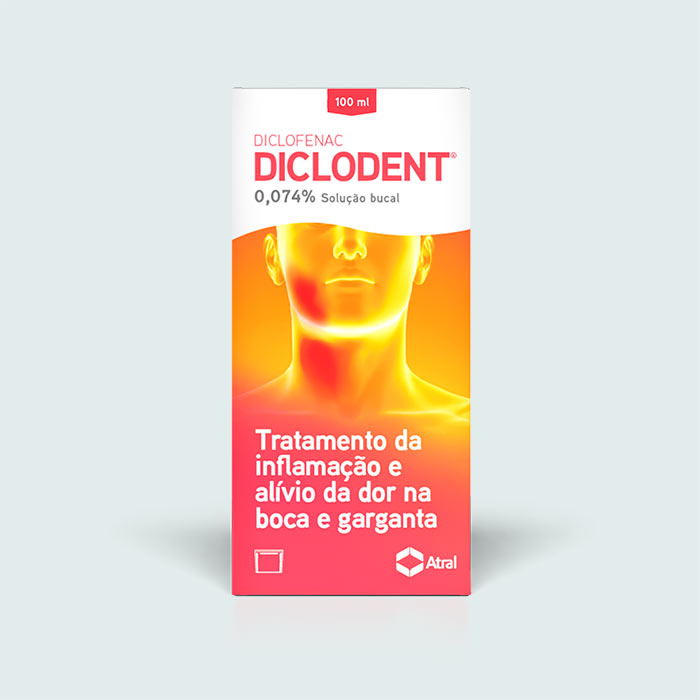 Diclodent 0.074 Solução Bucal 100 ml